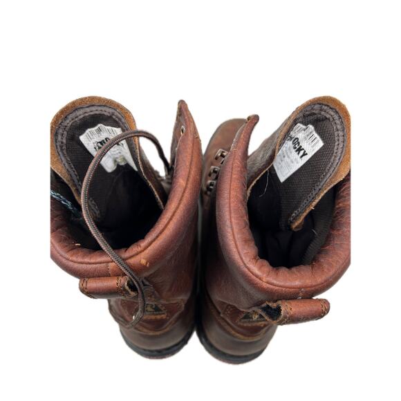 Rocky Original Ride Lacer Waterproof Western Boots Mens 11D main image 5